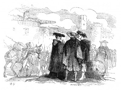 23 марта 1808 г. французская армия под командованием маршала Мюрата входит в Мадрид. Горожане встречают французов настороженно, но сопротивления не оказывают. Histoire de l’empereur Napoléon, Париж, 1840