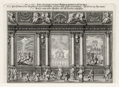 Деяния апостола Павла (из Biblisches Engel- und Kunstwerk -- шедевра германского барокко. Гравировал неподражаемый Иоганн Ульрих Краусс в Аугсбурге в 1700 году)