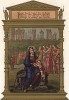 Дева Мария с младенцем Иисусом в Гефсиманском саду (из Les arts somptuaires... Париж. 1858 год)