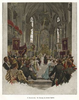 Бракосочетание князя Радолинского. Moderne Kunst..., т. 9, Берлин, 1895 год. 