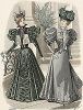 Французская мода из журнала Le Salon de la Mode, выпуск № 34, 1896 год.