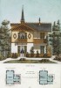 Эскиз загородного дома в стиле шале (из популярного у парижских архитекторов 1880-х Nouvelles maisons de campagne...)