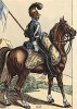 1812 г. Солдат 6-го полка французской легкой кавалерии. Коллекция Роберта фон Арнольди. Германия, 1911-28