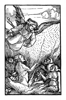 Чистилище. Иллюстрация Ганса Шауфелейна к Via Felicitatis. Издал Johann Miller, Аугсбург, 1513