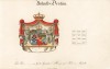 Герб герцогства Ангальт-Дессау. Из немецкого гербовника середины XIX века