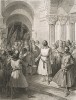 22 июля 1099 г. Первый крестовый поход. Готфрид Бульонский (1060-1100) после захвата Иерусалима восходит на престол Иерусалимского королевства и получает титул Защитника Гроба Господня.