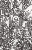 Альбрехт Дюрер. Святая Бригитта наставляет мирских правителей. Иллюстрация к "Откровениям Святой Бригитты"
