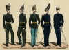 Мундиры шведских егерей полка Jamtlands (шв.) в 1838--1902 гг.