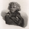 Жан-Батист Клебер (1753-1800 г.) - главнокомандующий французской армией в Египте в 1798-1800 гг. Погиб от кинжала фанатика 14 июня 1800 г. J.-M. de Norvins, Histoire de Napoleon, т.1. Париж, 1829