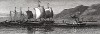 Флотилия на Волге. Из Picturesque Europe. Лондон, 1875