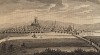 Вид с северо-запада на город Глостер, столицу графства Глостершир (Англия) (из A New Display Of The Beauties Of England... Лондон. 1776 г. Том 2. Лист 273)
