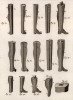 Колодочник. Колодки для сапог и ботфортов (Ивердонская энциклопедия. Том V. Швейцария, 1777 год)