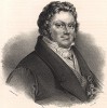 Джон Якоб Берцелиус (20 августа 1779 - 7 августа 1848), химик, натуралист, кавалер ордена Васы и рыцарь ордена Полярной звезды, отец современной химии. Stockholm forr och NU. Стокгольм, 1837