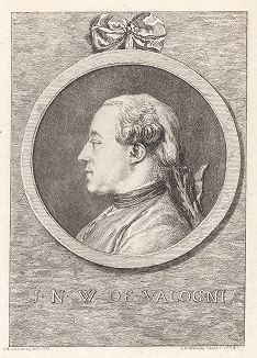 Жак Николя Ватле, шевалье де Валоньи - гравер-любитель. 