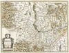 Карта района Базеля, северной Бургундии и Черного Леса (Шварцвальда). Territory Basiliensis. Nova descriptio. Составил Ян Янсониус. Амстердам, 1650