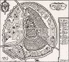 План Москвы 1728-го года из "Force d' Europе" немецкого картографа Габриэля Боденера
