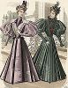 Французская мода из журнала Le Salon de la Mode, выпуск № 11, 1896 год.