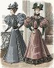 Французская мода из журнала Le Salon de la Mode, выпуск № 35, 1895 год.