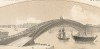 Проект деревянного моста через реку Неву, составленный в 1776 году механиком Иваном Кулибиным; изобретатель М.Л.Гвозков. Русский художественный листок. №8, 1860