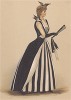 Маскарадный костюм "Сорока". Лист из издания "Fancy Dresses Described; Or, What to Wear at Fancy Balls", Лондон, 1887 год