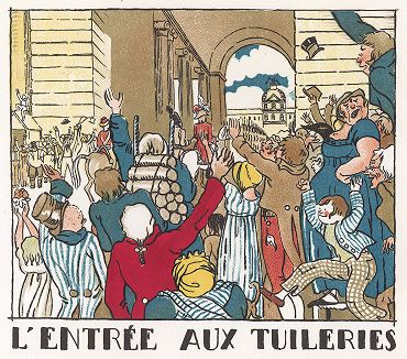 Торжественный въезд Наполеона в Тюильри 19 января 1800 года. Pictorial History of Napoleon by Andre Collot, 1930. 