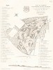 Сефтон Парк в Ливерпуле, Великобритания. Проект и общий план. F.Duvillers, Les parcs et jardins, т.II, л.6. Париж, 1878