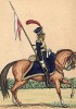 1813 г. Кавалерист 9-го полка французской легкой кавалерии. Коллекция Роберта фон Арнольди. Германия, 1911-29