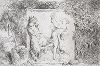 Танец сатиров. Офорт Оноре Фрагонара из сюиты «Вакханалии на барельефах», 1763 год. 