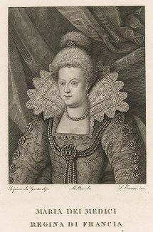 Мария Медичи (1575-1642) - королева Франции. 