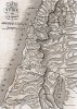 Карта Сирии и Палестины. Составил французский картограф Аристид-Мишель Перро. J.-M. de Norvins, Histoire de Napoleon, т.1. Париж, 1829