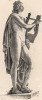 Статуя Аполлона работы скульптора Бенедикта Эрланда Фогельберга (1787-1854). Stockholm forr och NU. Стокгольм, 1837