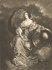 Леди Рейчел Райтсли, графиня Саутгемптон (1603-1640) в образе Фортуны. Меццо-тинто Джеймса Мак Арделла с оригинала Антониса ван Дейка. 