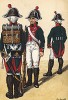 1806 г. Пехотинцы фузилерного батальона лейб-гвардии великого герцогства Гессен в полевой форме. Коллекция Роберта фон Арнольди. Германия, 1911-29