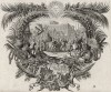 Триумф Иосифа (из Biblisches Engel- und Kunstwerk -- шедевра германского барокко. Гравировал неподражаемый Иоганн Ульрих Краусс в Аугсбурге в 1700 году)