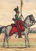 1811 г. Кавалерист 30-го конноегерского полка французской кавалерии. Коллекция Роберта фон Арнольди. Германия, 1911-29