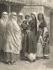 26 августа 1837 года. Крымские татарки из Байдара (из Voyage dans la Russie Méridionale et la Crimée... Париж. 1848 год (лист 51))