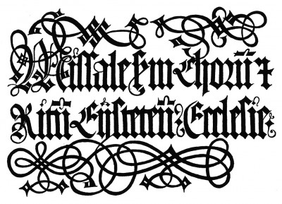 Ксилографический заголовок, выполненный Эрхардом Шёном для Missale des Bistums Eichstatt. Нюрнберг, 1517