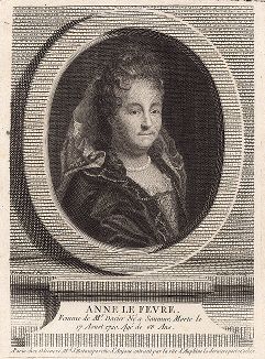 Анна Дасье (1654-1720) - французский переводчик и филолог. 