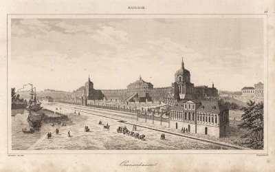 Ораниенбаум (из L'Univers. Histoire et Description de tous les Peuples. Russie. Париж. 1838 год (лист 55))
