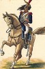 1808 г. Кавалерист 5-го кирасирского полка французской армии. Коллекция Роберта фон Арнольди. Германия, 1911-28