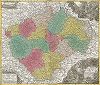 Карта Богемии. Mappa Geographica Totius Regni Bohemiae. 