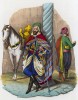 Лейтенант туземных войск и спаги (иллюстрация к L'Africa francese... - хронике французских колониальных захватов в Северной Африке, изданной во Флоренции в 1846 году)