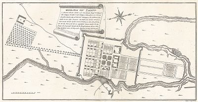 План Сарепты -- бывшей немецкой колонии, вошедшей в состав Волгограда. 