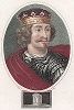 Генрих III Плантагенет (1207-- 1272) - король Англии и герцог Аквитании, правивший 56 лет -- дольше других королей средневековой Англии. Лист из издания "'Encyclopaedia Londinensis", Лондон, 1797--1829.