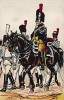 1809 г. Жандарм французской императорской гвардии. Коллекция Роберта фон Арнольди. Германия, 1911-29