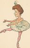 Любовь Андреевна Рославлева. «Русский балет в карикатурах» СПб, 1903 год. 
