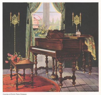 Пианино фирмы Everett. 