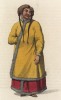 Барабинская татарка (лист 31 иллюстраций к известной работе Эдварда Хардинга "Костюм Российской империи", изданной в Лондоне в 1803 году)