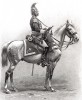Карабинер французской гвардии в униформе образца 1870 года (из Types et uniformes. L'armée françáise par Éduard Detaille. Париж. 1889 год)