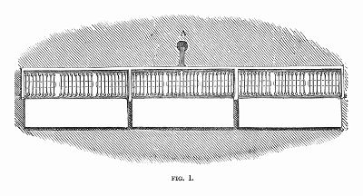 Схема, иллюстрирующая устройство электрического телеграфа, применявшегося на станциях британской компании "Электрик телеграф", основанной в 1846 году (The Illustrated London News №299 от 22/01/1848 г.)